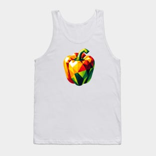 Abstract Geometric Pepper - Color Design Tank Top